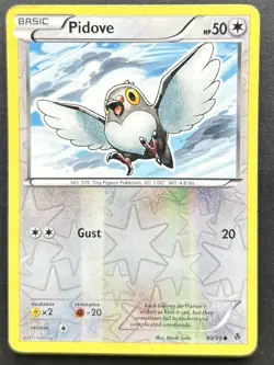 Pokemon TCG Pidove Emerging Powers 80/98 Reverse Holo Common MP - Image 1
