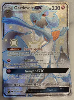 Gardevoir GX SV75/SV94 Pokemon Hidden Fates Holo Full Art Card - Image 1