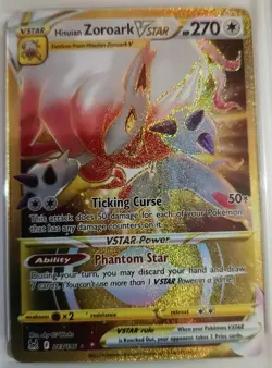 Hisuian Zoroark VSTAR - #213/196 - 2022 Pokemon TCG Lost Origin Holo PSA MINT 9 - Image 3