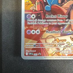 Pokemon TCG Team Rockets Wobbuffet 203 Destined Rivals Black Star Promo - Image 4
