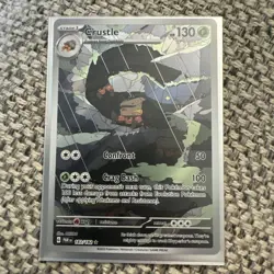 Pokemon TCG Crustle Paradox Rift 183/182 Holo Illustration Rare NM/M+ - Image 1