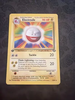Electrode 18/64 Jungle Regular 1999 Pokemon 1st Edition - Image 1