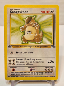 Kangaskhan 21/64 Rare 1st Edition Jungle Pokemon 1761 - Image 1