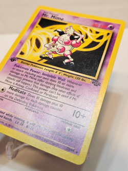 Mr. Mime 22/64 Rare 1st Edition Jungle Pokemon 1763 - Image 2
