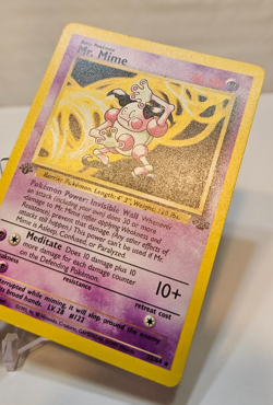 Mr. Mime 22/64 Rare 1st Edition Jungle Pokemon 1763 - Image 3