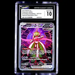 Pokemon TCG GRADED Iron Valiant ex 157/131 Prismatic Evolutions SIR 10 CGC ENG - Image 1