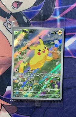 Pikachu 088 Scarlet & Violet Black Star Promo Holo Pokemon Card English SEALED - Image 1