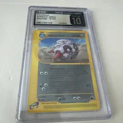 Pokemon 2003 Forretress 9/144 Skyridge Rare Non-Holo CGC Pristine 10 Low Pop - Image 1