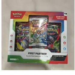 Pokemon TCG First Partner Pack Illustration Collection Series 1 3 Packs English - Image 1