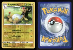 Ampharos 057/189 Rare Darkness Ablaze Pokemon Reverse Holo NM/M - Image 3