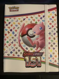 Pokemon Mew Binder Scarlet & Violet 151 Mew Binder Only (EMPTY) - Image 1