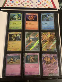 Pokemon 151 Base Master Set 1 -165 Reverse & Rares Holos, EX'S + Promos+Binder - Image 3