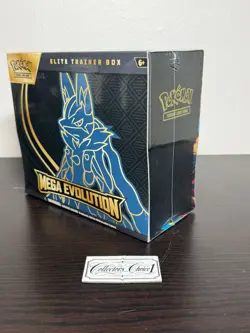 POKEMON TCG MEGA EVOLUTION ETB ELITE TRAINER BOX (LUCARIO) - Image 3