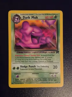 Dark Muk 41/82 Unlimited Uncommon Team Rocket Pokemon LP+ - Image 1