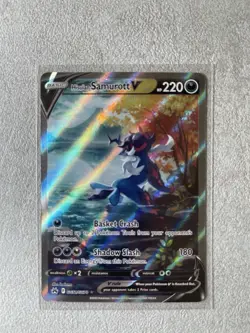 Hisuian Samurott v GG51/GG70 Alternate Art Crown Zenith Pokemon TCG - Image 1
