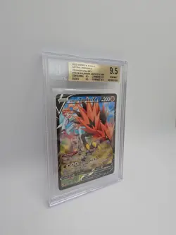 Pokemon Galarian Zapdos V Astral Radiance Beckett 9.5 Gem Mint Trainer Gallery - Image 2