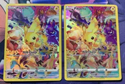 2 Pikachu 160/159 Pokemon Sword & Shield Crown Zenith Secret Rare Card NM-Mint - Image 1
