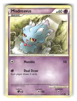 Misdreavus 65/95 Common Call of Legends Pokemon Lightly Played - Image 1
