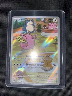 Chansey IR 187/167 Sv06 Twilight Masquerade Illustration Rare Pokemon 2024 - Image 1