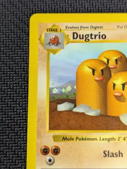 Pokemon TCG Dugtrio Base Set 19/102 Shadowless Rare, LP Condition - Image 3