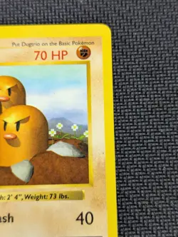 Pokemon TCG Dugtrio Base Set 19/102 Shadowless Rare, LP Condition - Image 4