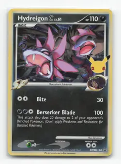 Pokemon TCG - Hydreigon C lv.61 SWSH138 NM Holo Promo Sword & Shield Promo - Image 1