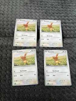 4x Buneary 083/094 x4 - Phantasmal Flames - Pokemon TCG - Playset - Image 1