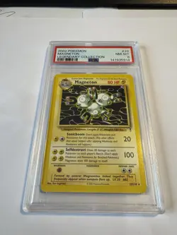 2002 POKEMON LEGENDARY COLLECTION MAGNETON #28 PSA 8 NM-MT - Image 4
