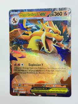 Mega Charizard Y ex 022/217 Ascended Heroes Double Rare Pokemon TCG Mint - Image 1