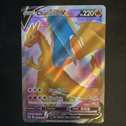 Pokemon Charizard V SWSH050 Full Art Promo - Image 1