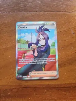 Dendra 250/193 Pokemon TCG Paldea Evolved 2023 NM Full Art Holo Trainer Waifu - Image 5
