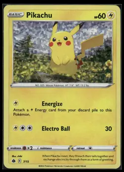 Pikachu 007/015 Holo Promo McDonald's Promos 2022 Pokemon Holo Lightly Played - Image 1