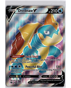 Drednaw V 069/073 Full Art Champions Path Ultra Rare Pokemon TCG NM/MINT - Image 1