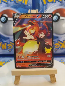 Lances Charizard V SWSH133 Celebrations 25th Anniversary Pokemon TCG Card Promo - Image 1