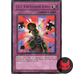Yugioh Cell Explosion Virus GLAS-EN076 Rare 1st Edition NM - Image 1