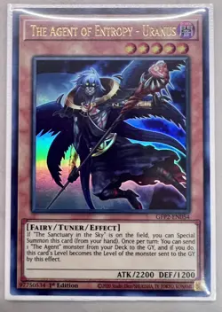 Yugioh x1 The Agent of Entropy - Uranus 1st Edition GFP2-EN054 Ultra Rare (NM!) - Image 1