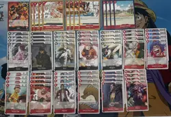 One Piece TCG OP13 Sabo - Red and Black Base Deck w/ 10 Don!!! English - Image 1