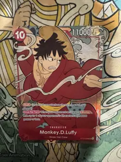 One Piece 1st Anniversar TCG Set English promo card Monkey D Luffy - Image 2