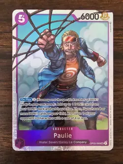 One Piece TCG Pillars of Strength Paulie OP03-066 SR English NM - Image 1