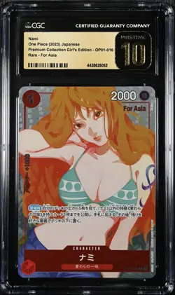 Nami One Piece 2023 Premium Collection Girl's Edition For ASIA Japanese CGC 10 - Image 1