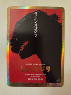 Godzilla Trading Card Game Rage EGZ29++ NM Monsters Raid Again - Image 1
