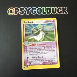 Gardevoir 7/109 EX Ruby & Sapphire Holo Rare Pokemon Card TCG 2004 creased B23 - Image 1