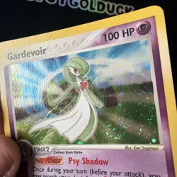 Gardevoir 7/109 EX Ruby & Sapphire Holo Rare Pokemon Card TCG 2004 creased B23 - Image 3