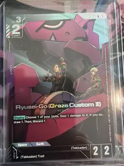 Ryusei-Go (Graze Custom II) Gundam Trading Card Game 2026 Newtype Challenge - Image 1