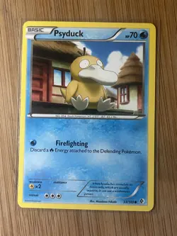 Pokemon TCG Psyduck 33/149 Common Water HP70 Moderately Played Card English - Image 1