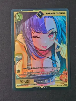 Farmer Vienna 9 Holo 1st Edition Rising Stars Card GamerSupps VCard 047/190 - Image 1