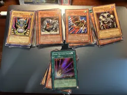Yu-Gi-Oh Vintage 37 card Lot with a few Holos moderately played - Image 5