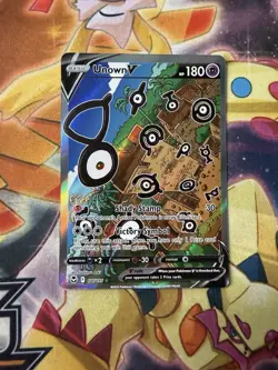 Unown V - 177/195 - Pokemon Silver Tempest Alternate Art Card NM - Image 1