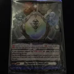 Cardfight Vanguard Elementaria Sanctitude D-PR/124EN 2022 Sealed In Pack Card NM - Image 1