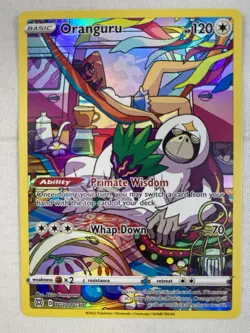 Oranguru TG12/TG30 Swsh09: Brilliant Stars Trainer Gallery Holo Pokemon Card NM - Image 1